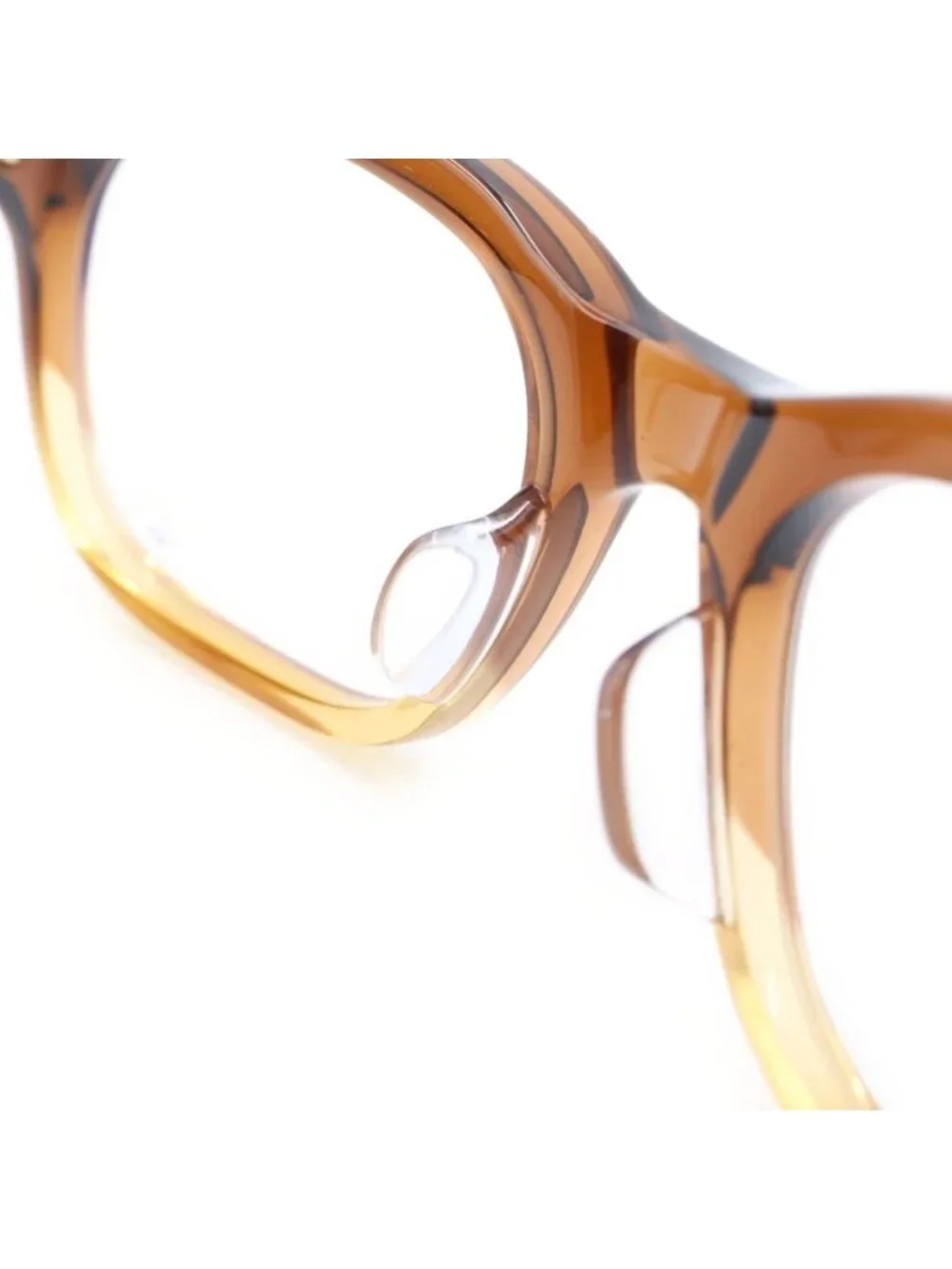 Chrome Hearts Dooable Side Dagger Decoration Square Sunglasses Brown Gold
